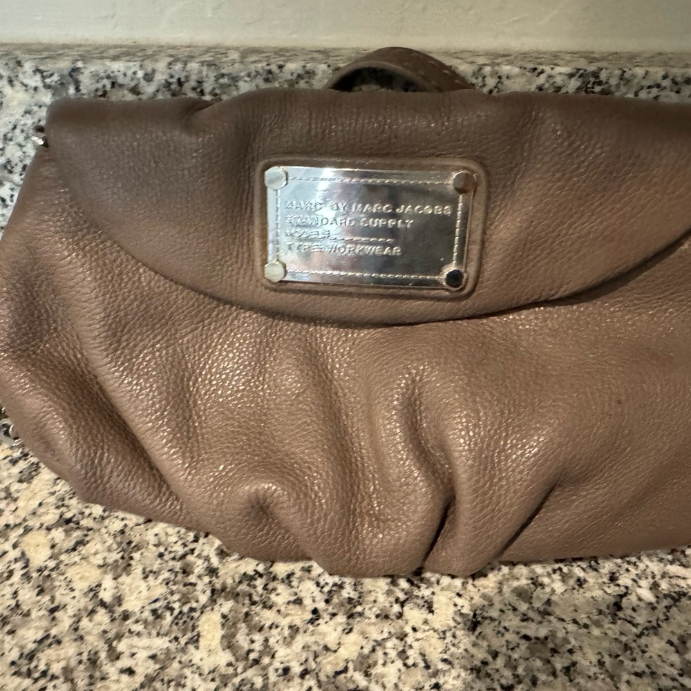Marc Jacobs Brown Leather Clutch